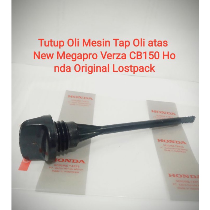 Tutup Oli Mesin Tap Oli atas NewMegapro Verza CB150 Honda Original Lostpack