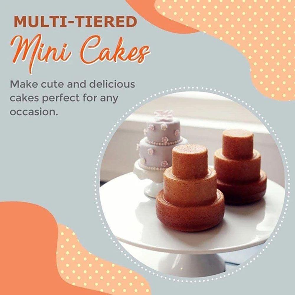 Solighter 3-Tier Cetakan Kue Pesta Pernikahan Supply Aolly Mold Mousse Muffin Cupcake