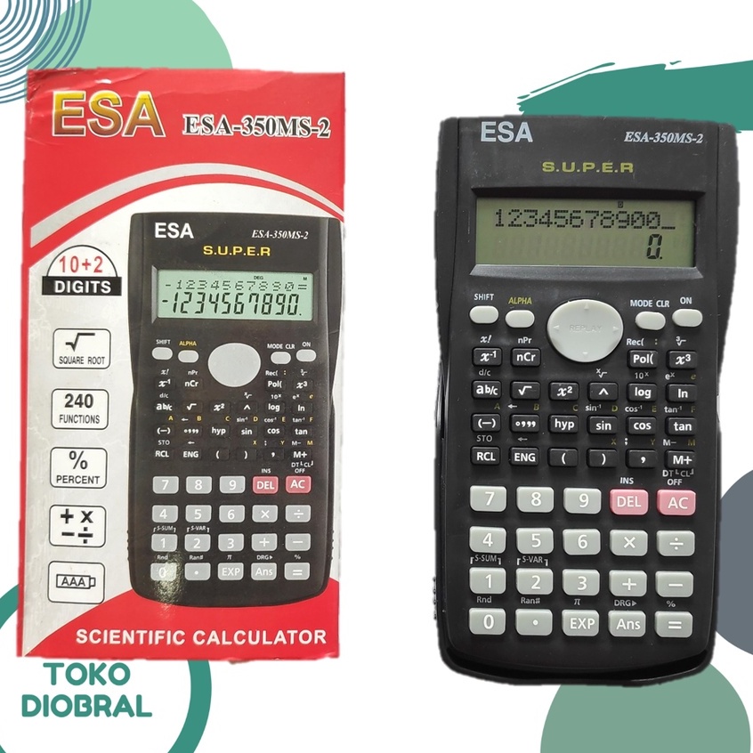 

Kalkulator Ilmiah 350 Scientific Calculator Gratis Baterai