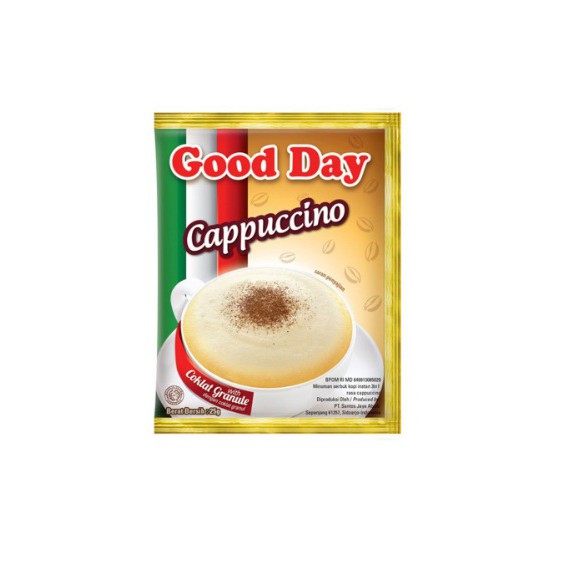 

GOOD DAY CAPPUCINO (5 SACHET x 25 GR)