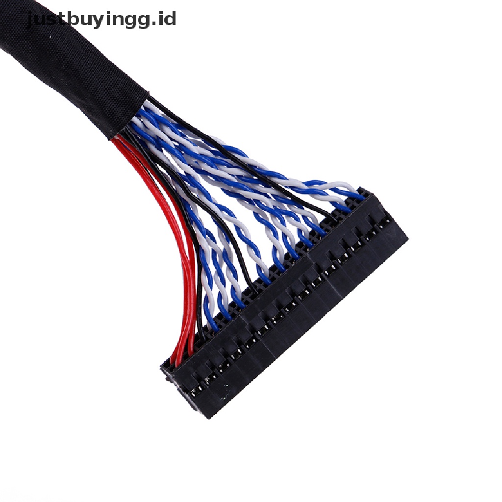 Kabel Lvds 8 Bit Ukuran 25cm 30 Pin 2ch Untuk 17-26 Inch Lcd / Led