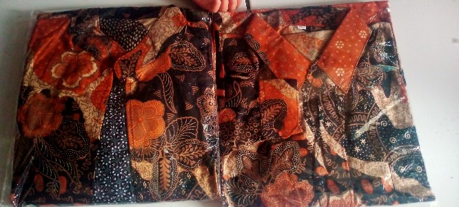 Maura Couple - Sania Ruffle Batik Couple | Batik Couple Modern | Gamis | Batik Couple Gamis