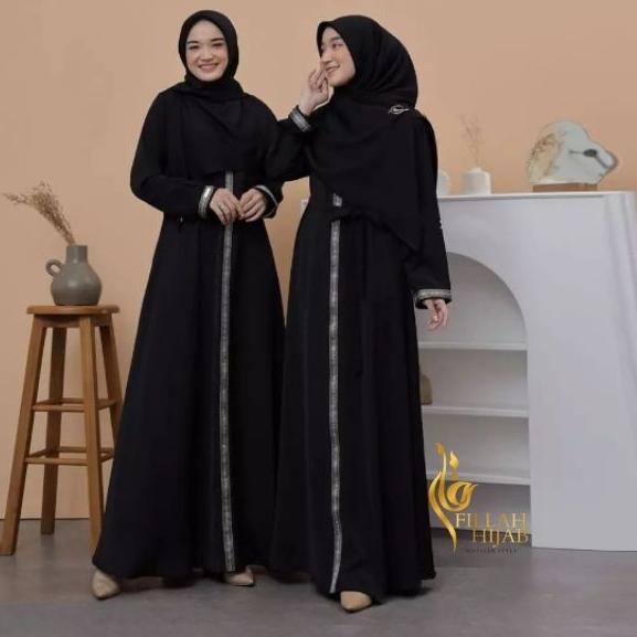 [KODE ETF0C] Gamis Putih Modern 2022 Gamis White/ Gamis Putih/ Gamis Umroh / Gamis Hitam Polos Wanit