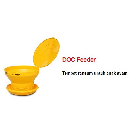 Doc Feeder Set Piring Botol Tutup Tempat Makan Anak Ayam