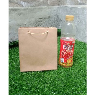 Jual [ECER] PAPER BAG MINI COKLAT POLOS / PAPERBAG MURAH MINI C   OKLAT