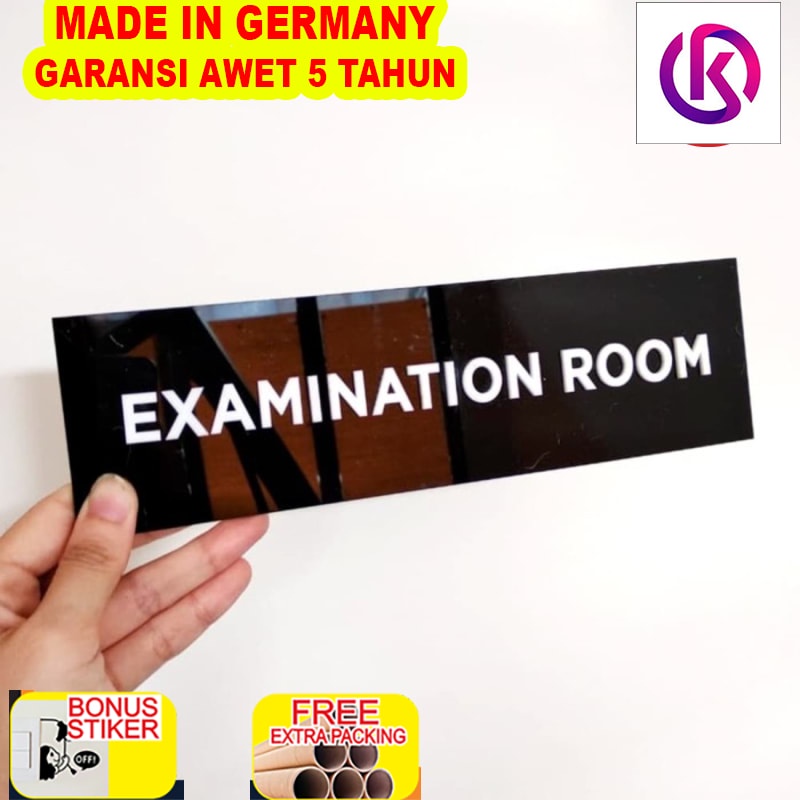 

Terlaris Sign Signage Acrylic Examination Room / Sign Acrylic Timbul