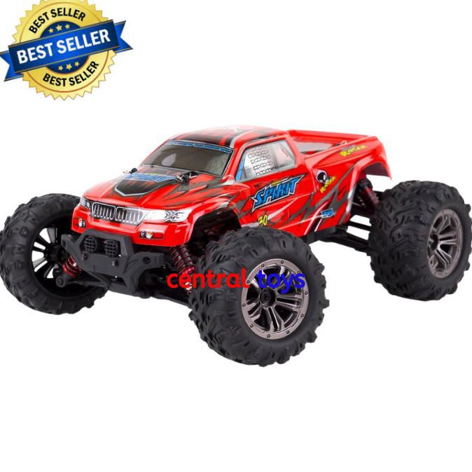 Xinlehong 9130 Rc Monster Truck 4Wd Full Proportional Skala 1:16 Car - Merah Terlaris