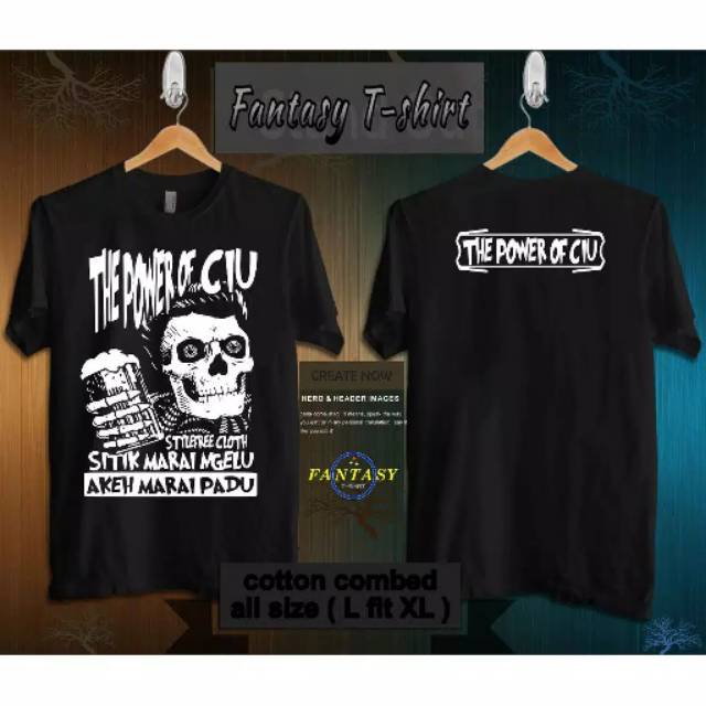 Fourfashion - Kaos Pria / Kaos Distro THE POWER OF CIU FN059