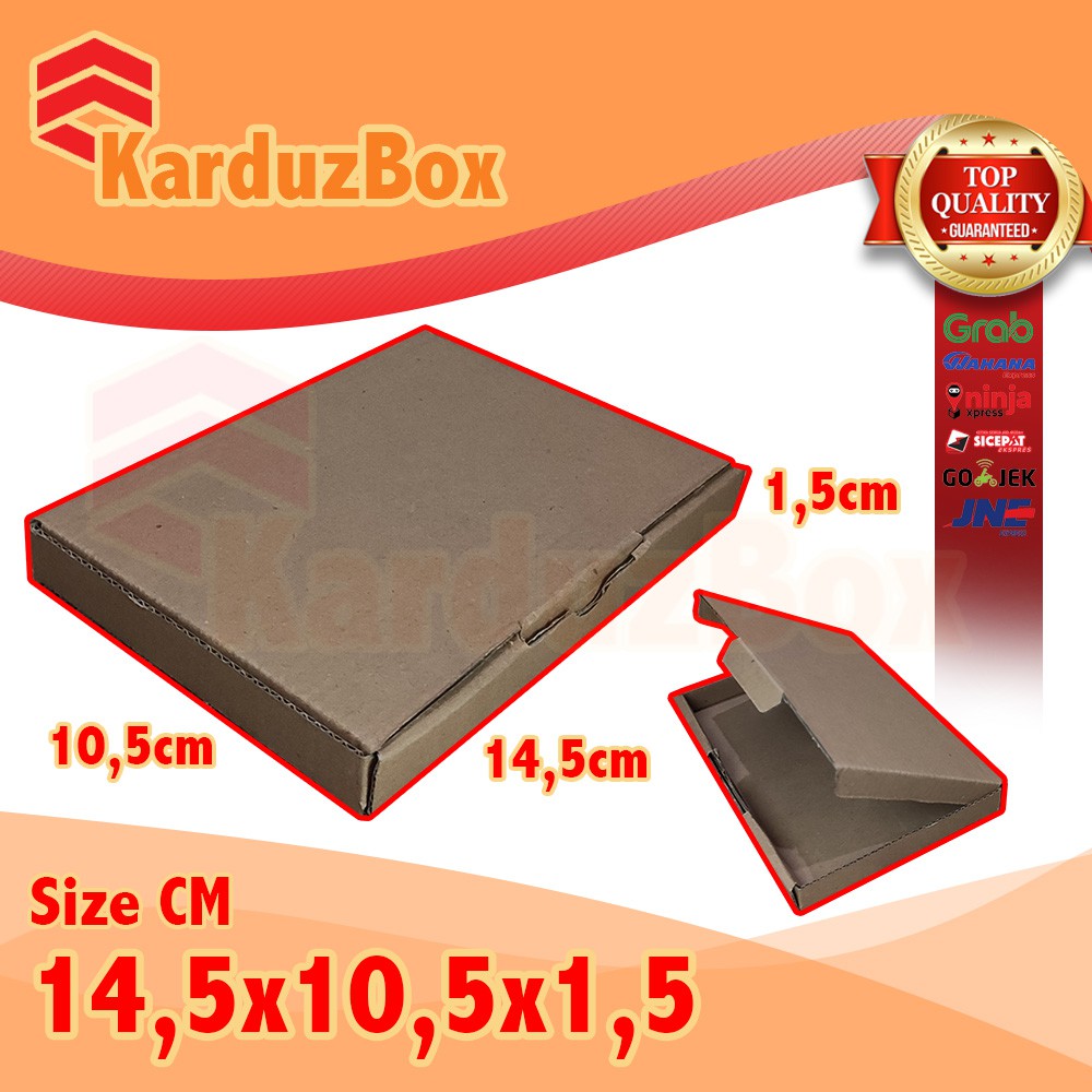 

14,5x10,5x1,5 kotak Kardus Packaging Box PIZZA