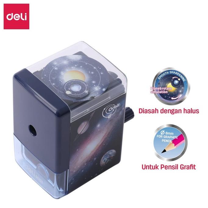 

Deli ER10104 Interactive fun Rotary Pencil Sharpener 3C / Rautan