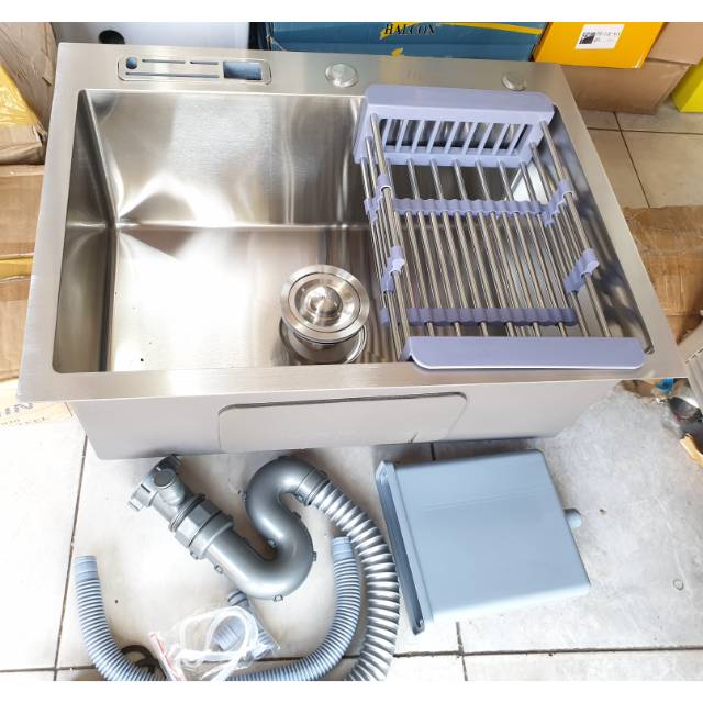 Bak cuci piring stainless 304 tebal 60cmx45cm PROMO Bak cuci piring stainless 304 tebal 60cmx45cm PROMO