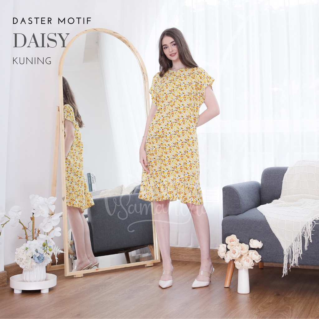 vSamantha - Daster Viral Ruffle Rayon Motif II