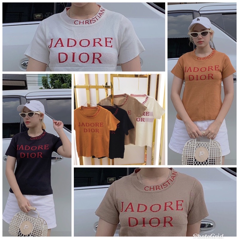 Baju Atasan Rajut Wanita Lengan Pendek Import Bangkok 11552