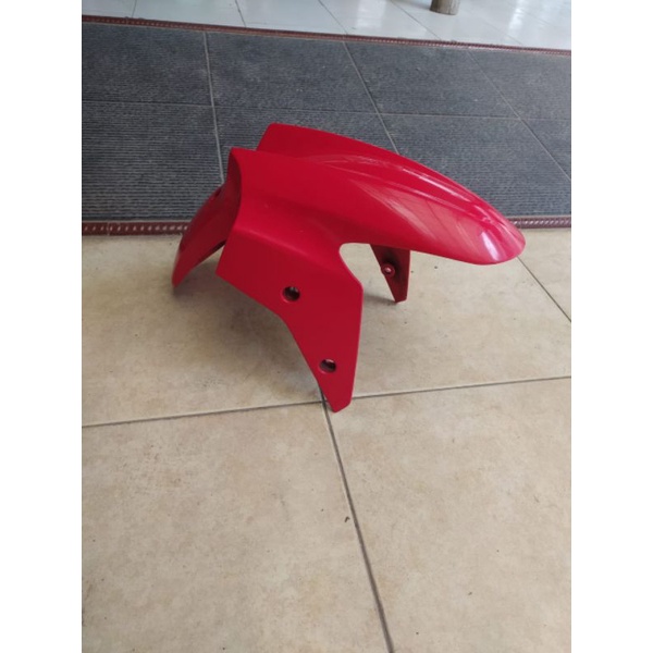 spakbor slebor depan ninja 250 merah