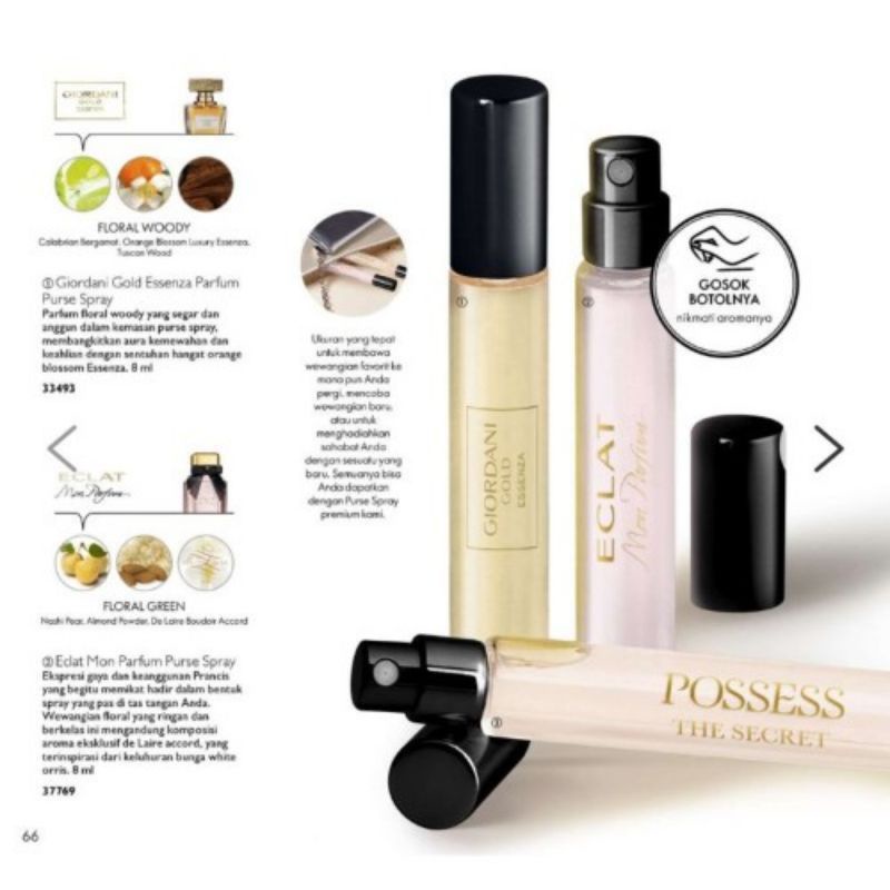 Giordani Gold Essenza Purse Spray