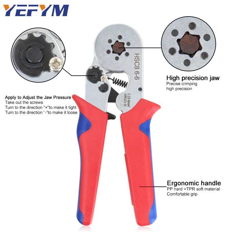 YEFYM Tang Crimper Kabel LAN Plier Network Cable RJ45/RJ-11 - HSC8 6-4