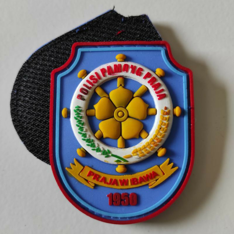 emblem patch rubber satpol PP