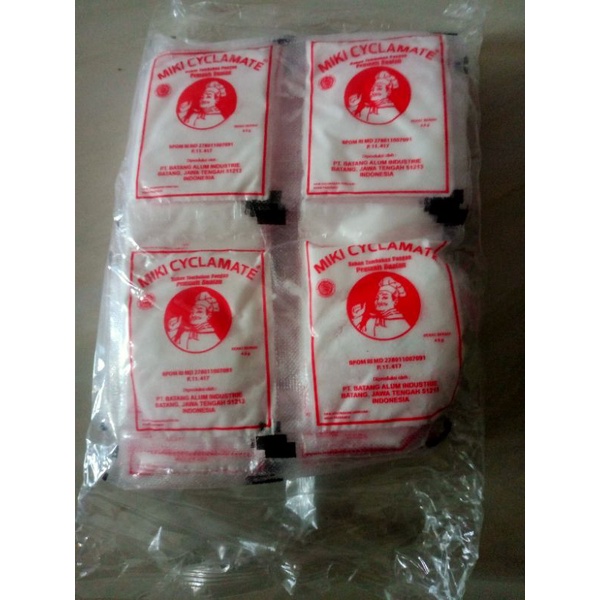 

sodium miki cyclamate pemanis buatan 4,5 g