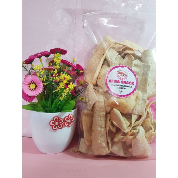 

Keripik Slondoh original berat 200gram Cemilan snack enak