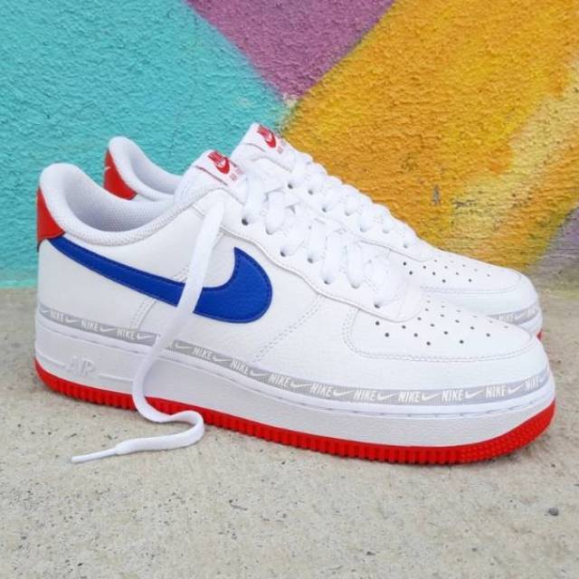 air force 1 overbranded white