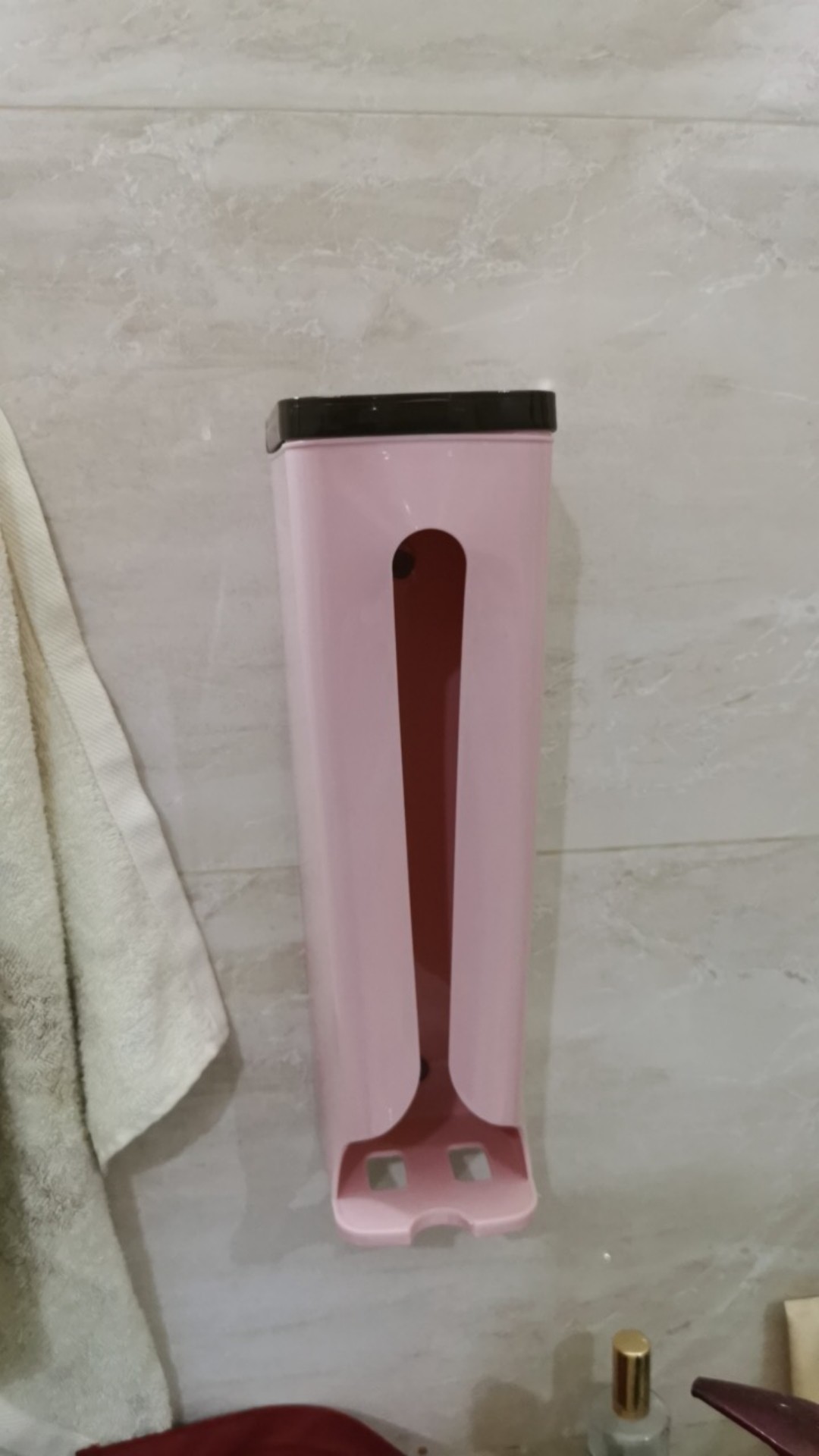 Dispenser Kantong Plastik / Plastic Storage Box Organizer Garbage Bags Collection Box