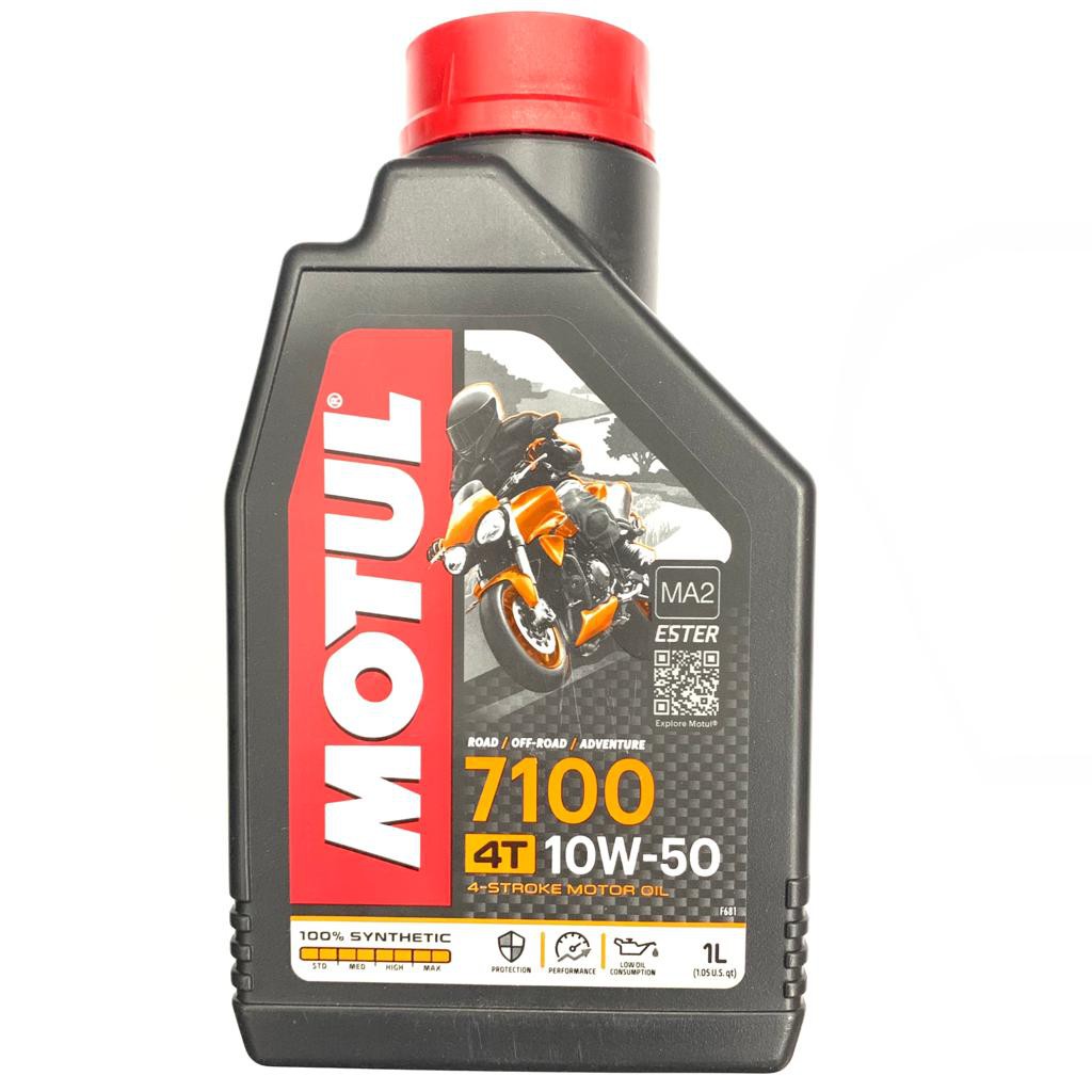 OLI MOTUL 7100 4T 10W50 1 LITER 100% SYNTHETIC ESTER