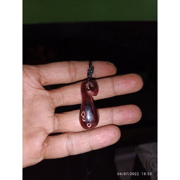 Kalung liontin model tetes air mata galih nagasari super tenggelam | ready tasbih setigi wulung liwu