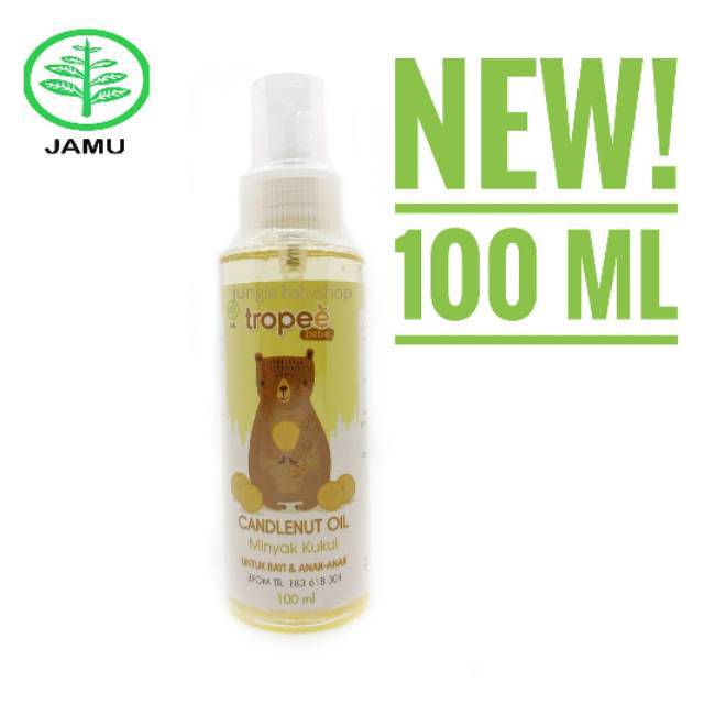 TROPEE BEBE Candlenut Oil Minyak Kemiri Minyak Kukui 100 ml