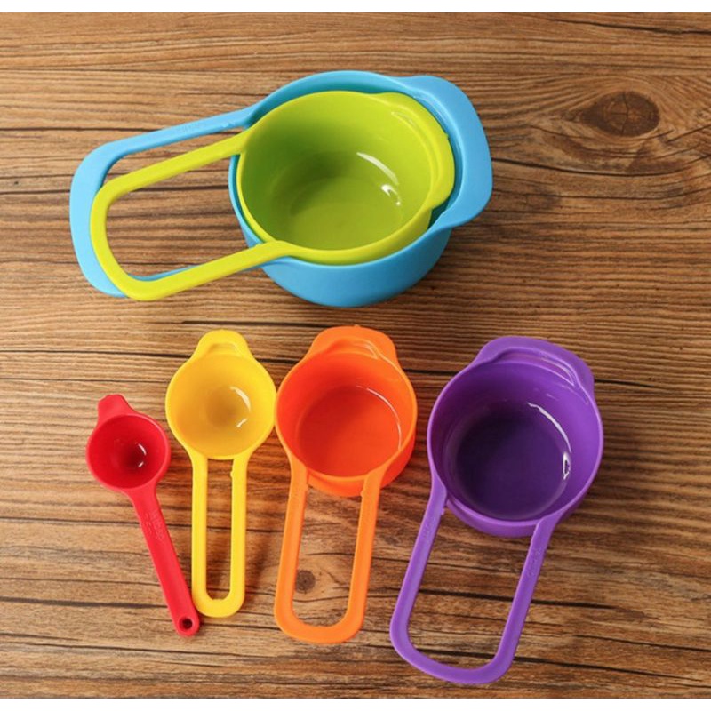 MJ88 SENDOK TAKAR 6 IN 1 SET SERBAGUNA / MEASURING SPOONS SUPER MURAH