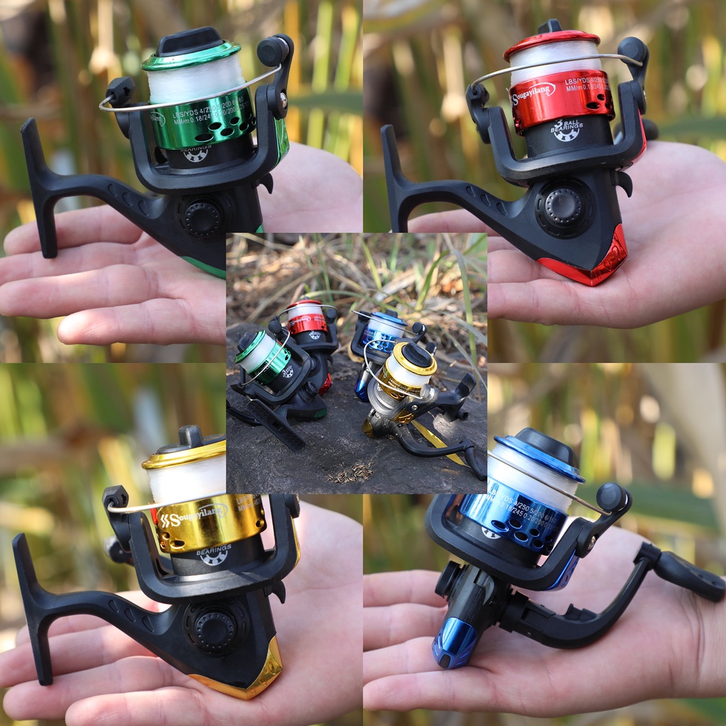 MURAH Pemintalan Memancing Reel Kuat Tahan Lama Logam Spul 5.2: 1 Kekuatan Tinggi 3 Bantalan Bola Carp Fishing Reel Garis Logam Piala Sea Tackle Memancing Aksesoris