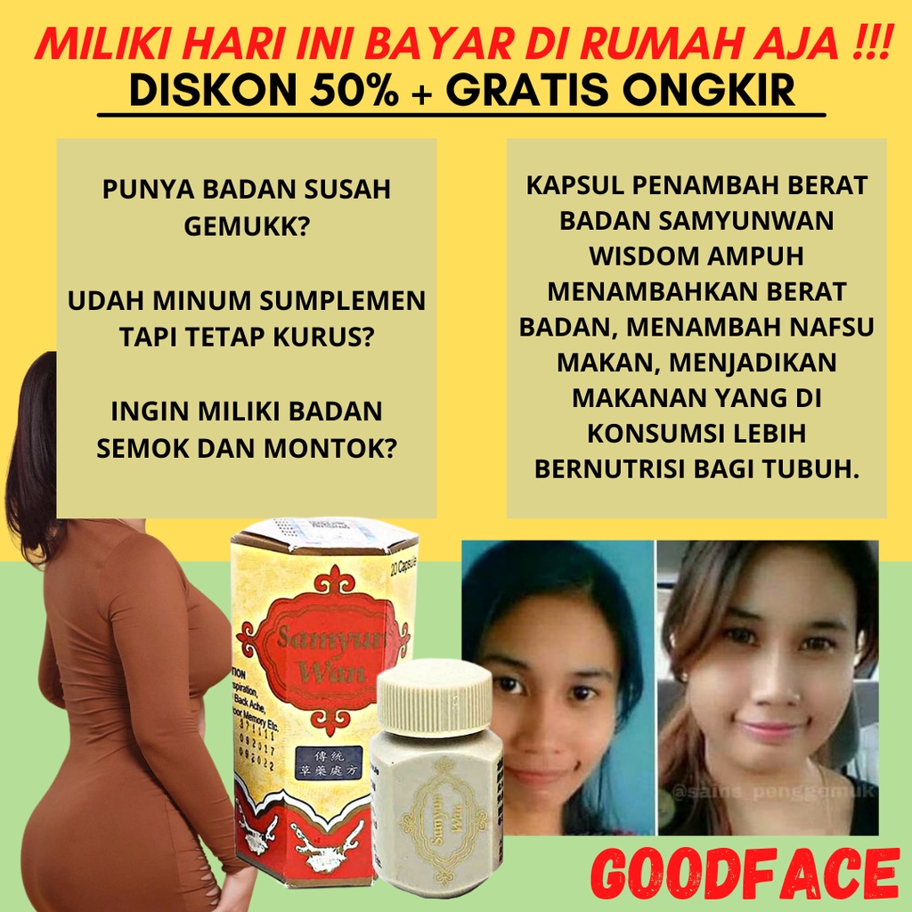 OBAT GEMUK BADAN SAM YU WAN WISDOM SAMYUNWAN PENGGEMUK BADAN BPOM