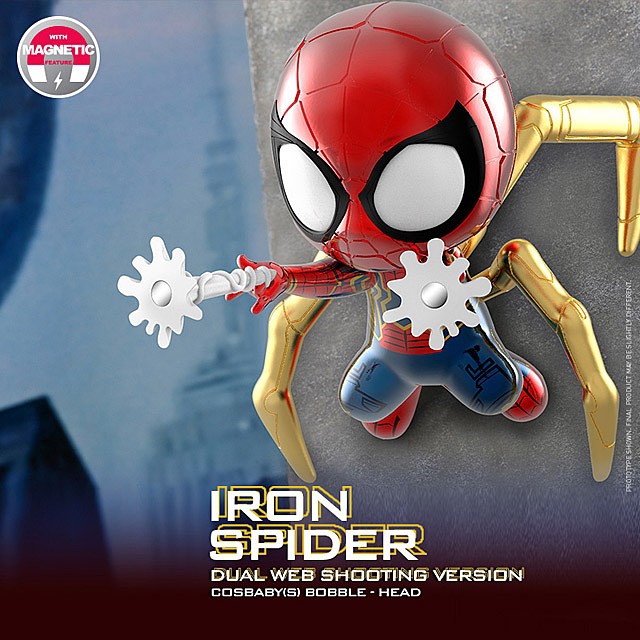 ORIGINAL HOT TOYS COSBABY IRONSPIDER IRON SPIDER SPIDERMAN MAN HT AVENGERS INFINITY WAR
