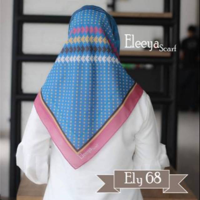 HIJAB SEGIEMPAT MOTIF ELY 68 II Eleeya Scarf