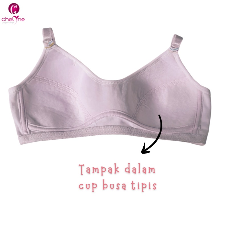 BH Chelyne Busa Tipis Remaja Motif V616 / V716 Mini Daily Bra - Kaos Katun