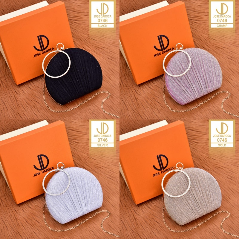 TAS PESTA CLUTCH JOSE DAROCA ~ 0746 ~ ORIGINAL