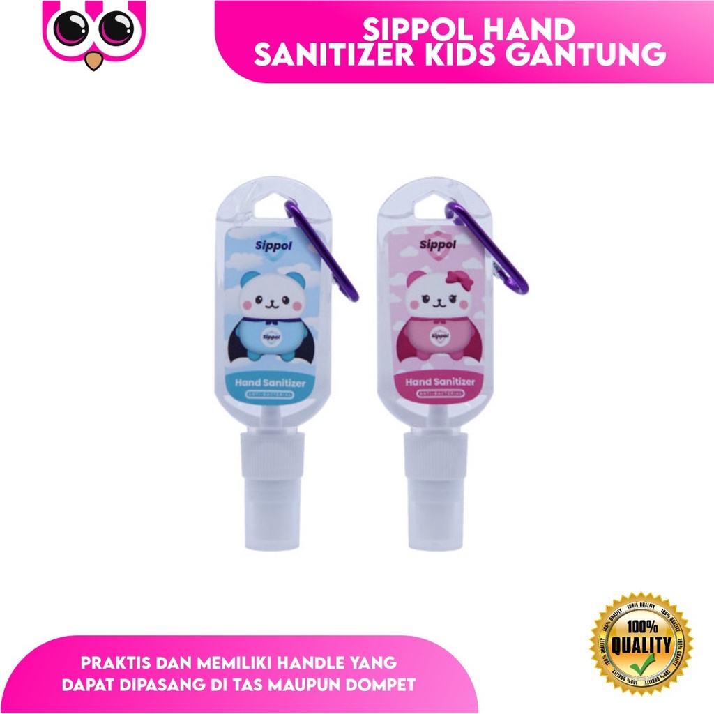 [ KIDS ] SIPPOL HAND SANITIZER KIDS GANTUNG 60ML BLUE PINK / HAND SANITIZER ANAK