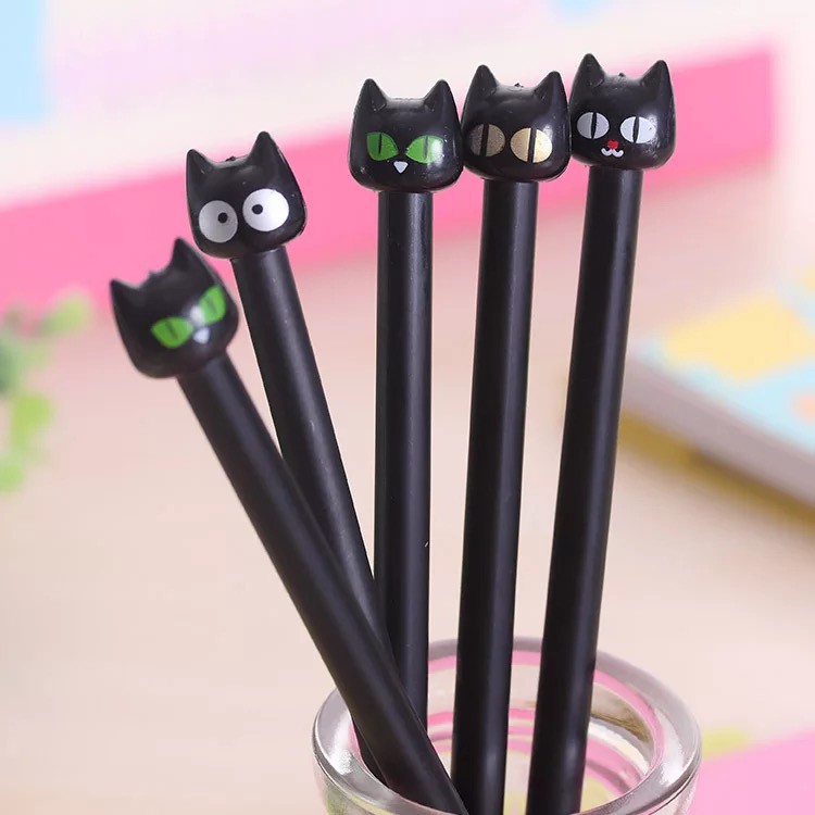 

EDW P224 Pulpen Gel Cat Devil 0.38mm Pen Pena Bolpoin Ballpoint Karakter Lucu Unik ATK Sekolah