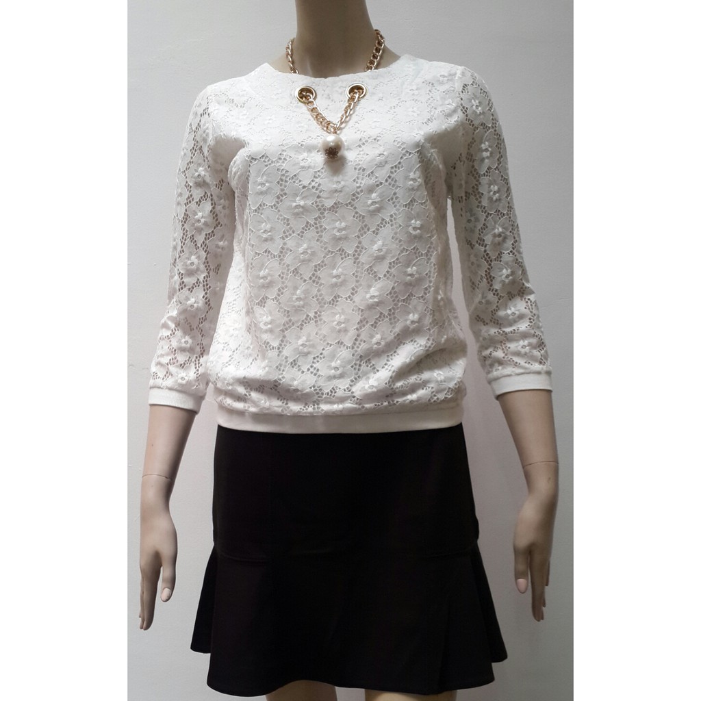 MOSCATO 881766 6b Blus Import / Blus Brokat / Atasan Wanita Premium