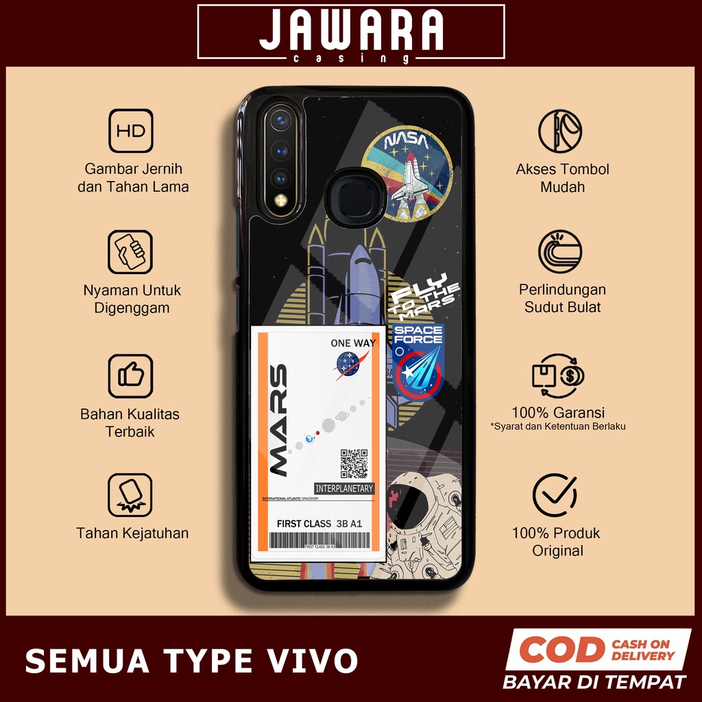 Case Vivo Y19 Case Hp Vivo Y19 Premium Glossy Case [NASA] Jawara Casing Vivo Y19 Casing Hp Aesthetic