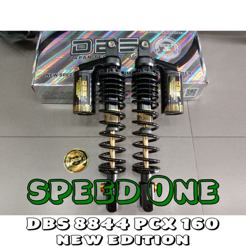 shockbreaker pcx 160 DBS 8844 black premium edition 365 mm