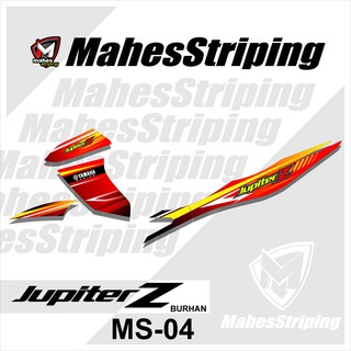 Sticker Striping Jupiter Z BURHAN Stiker  Variasi  List 