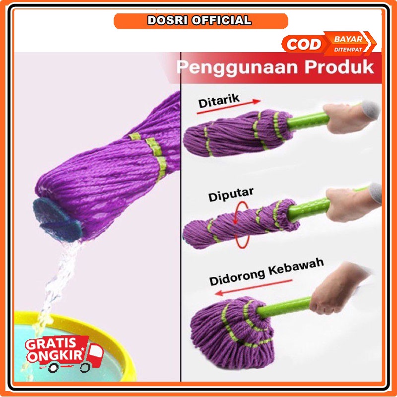 [ BISA COD ] MOP GAGANG MAGIC TWIST MOP GAGANG IMPORT