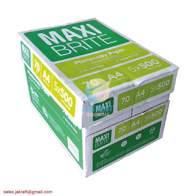 

Gojek - Kertas HVS A4 70 Gram Gsm MAXI BRITE Seperti COPY PAPER