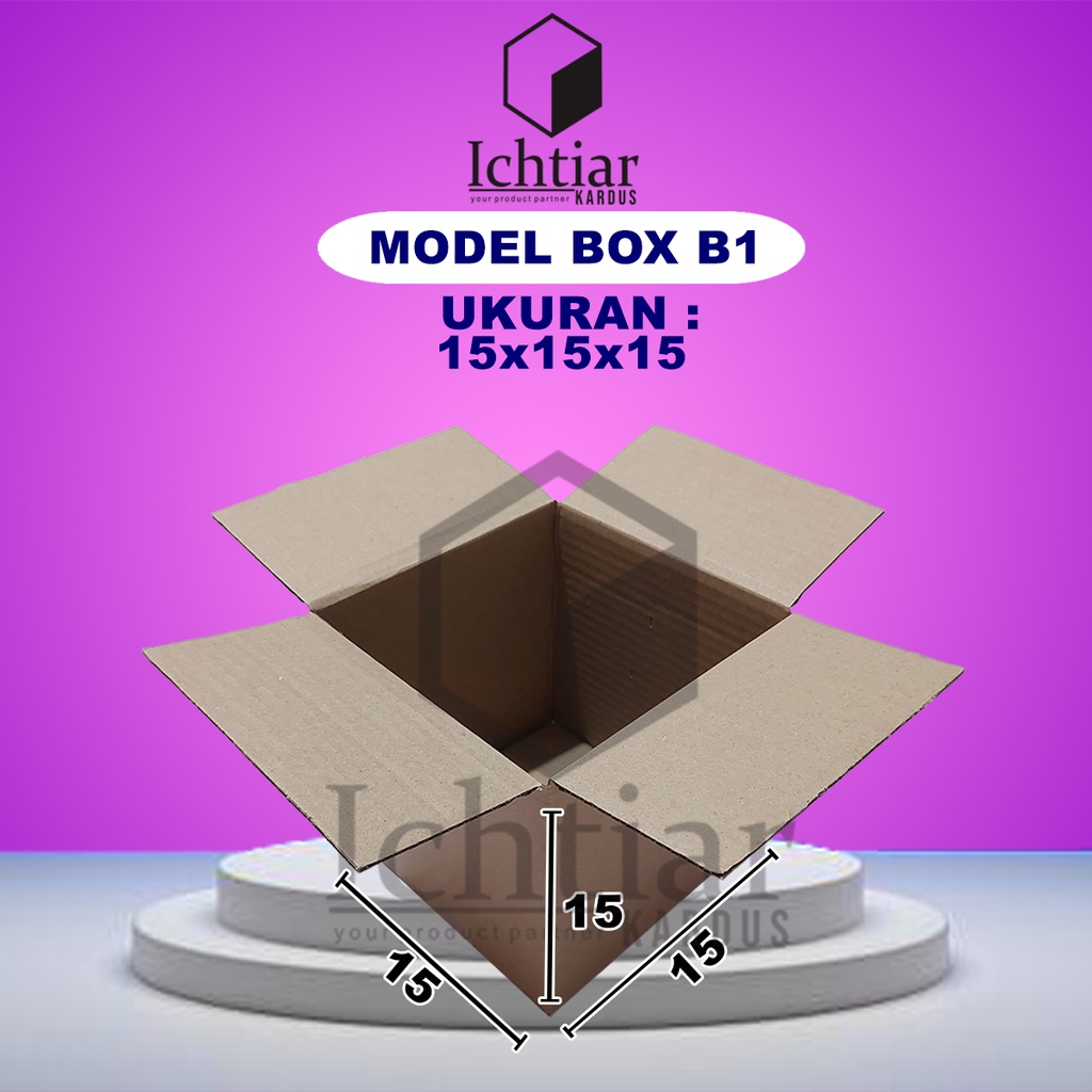 

Karton / Kardus / Box Packing Ukuran 15x15x15 Cm