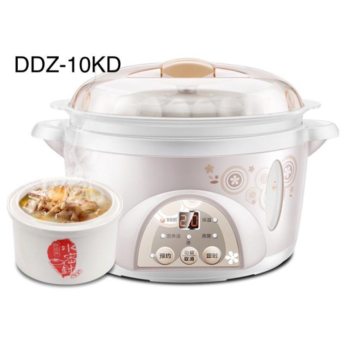 TONZE DDZ10KD - DDZ 10 STEW POT LISTRIK / SLOW COOKER SAP 1LITER PEMANAS MAKANAN
