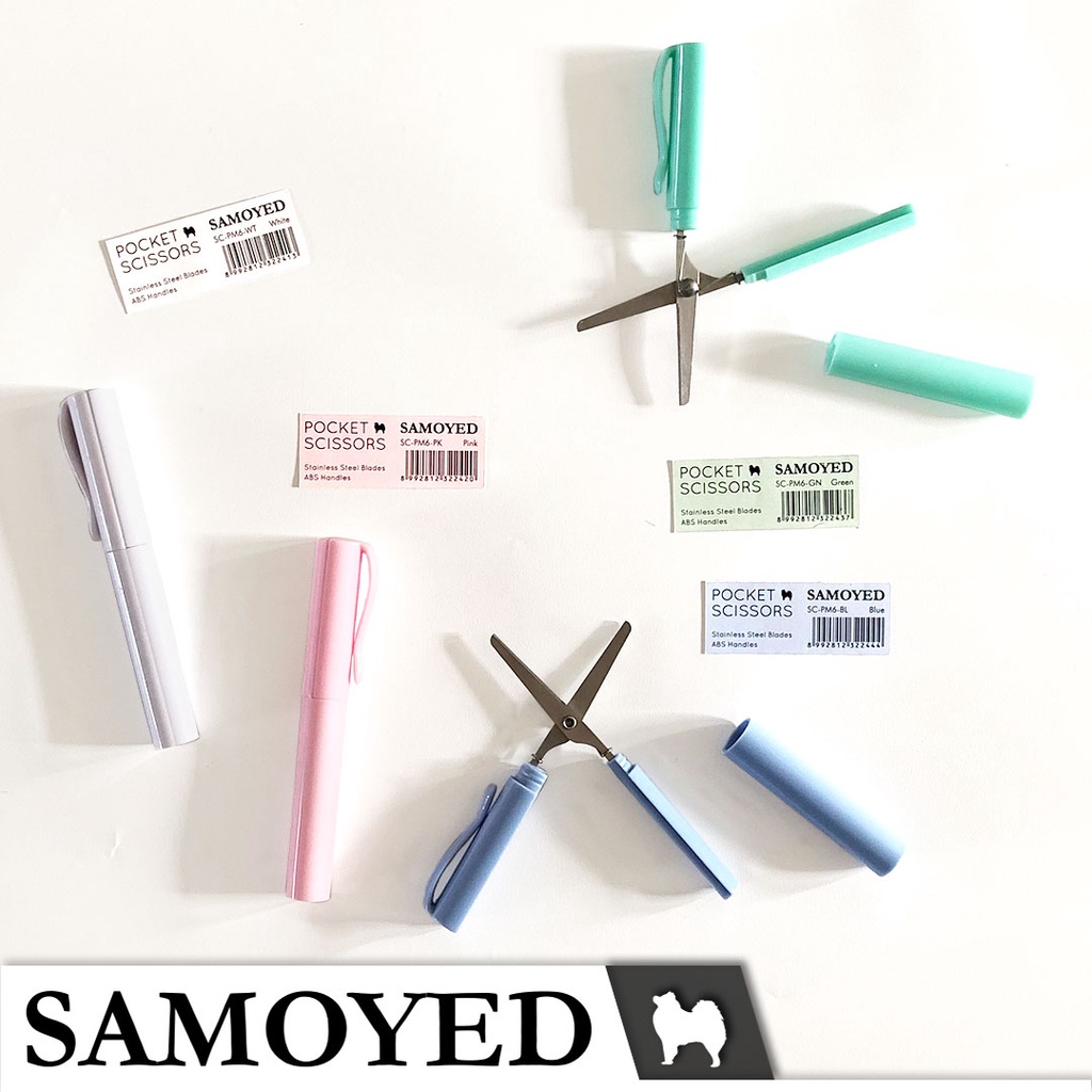 

SAMOYED SC-PM6 Gunting Mini / Saku / Lipat / Pulpen / Portable / Pen-Type / Pocket Scissors