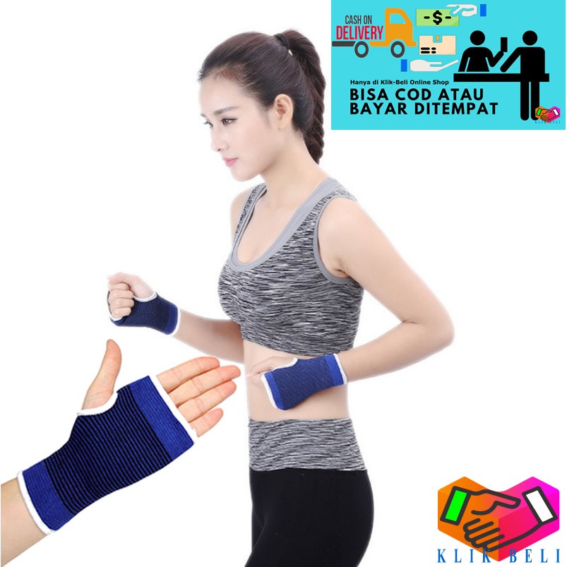 8622 Deker Pergelangan Tangan Pelindung Sarung Olahraga Otot Dekker Palm Support Wrist Hand - 2 Pcs