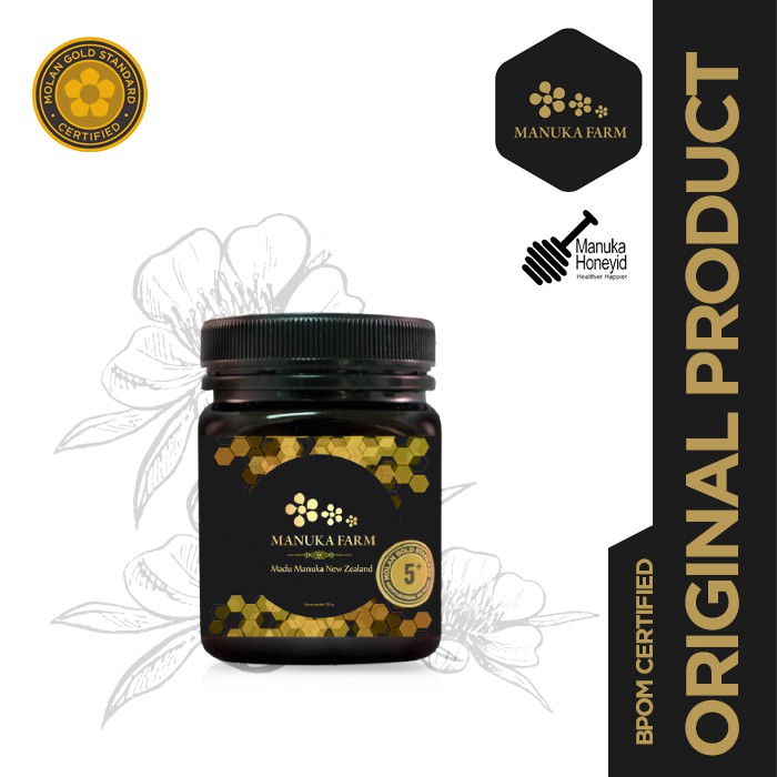 

Madu Manuka Farm MGS 5+ 250gram | Madu Manuka MGS5+ 250gr
