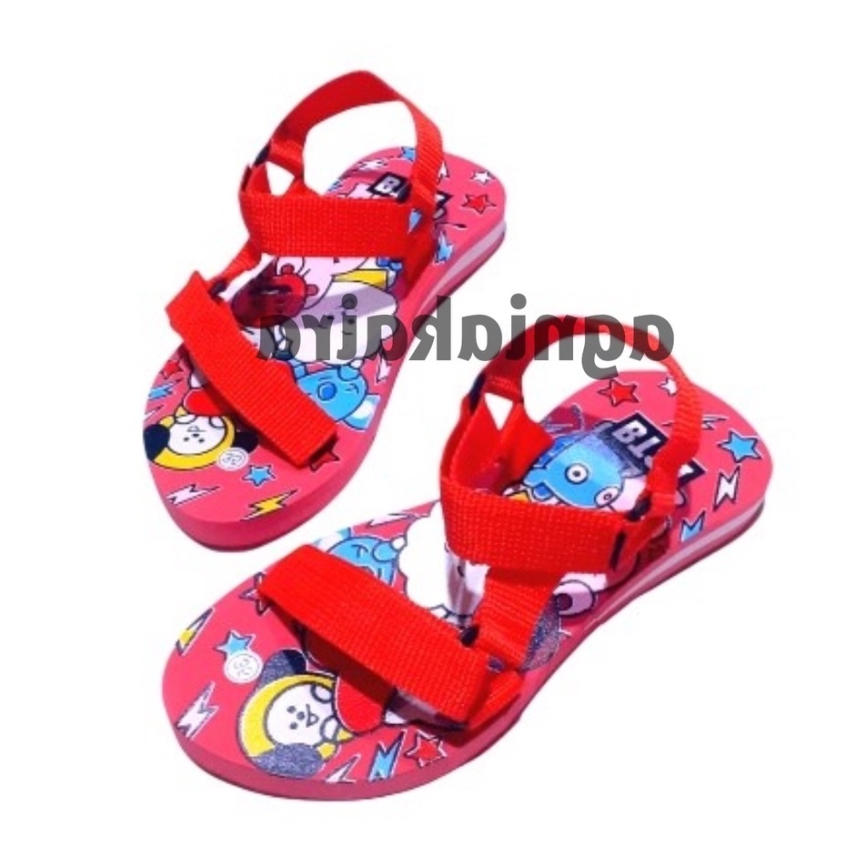 Sandal Gunung Anak Perempuan BT21 Terbaru