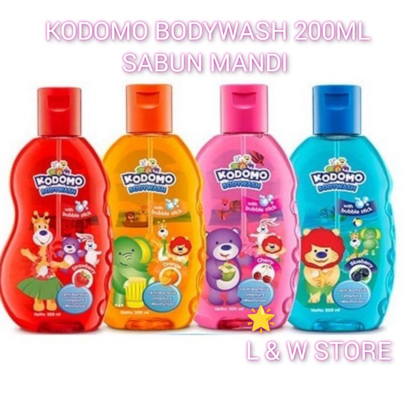 Kodomo Body Wash 200ml/Sabun Mandi